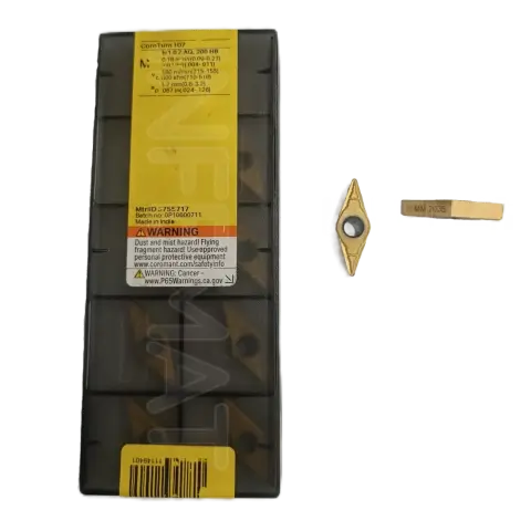 INSERTO ROMBICO VBMT 160408-MM 2035 SANDVIK PARA AC/INOX