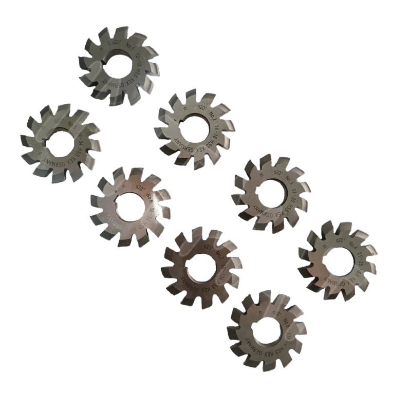 Juego de Fresas Modulares HSS 8PCS de 1.00 mm Kex