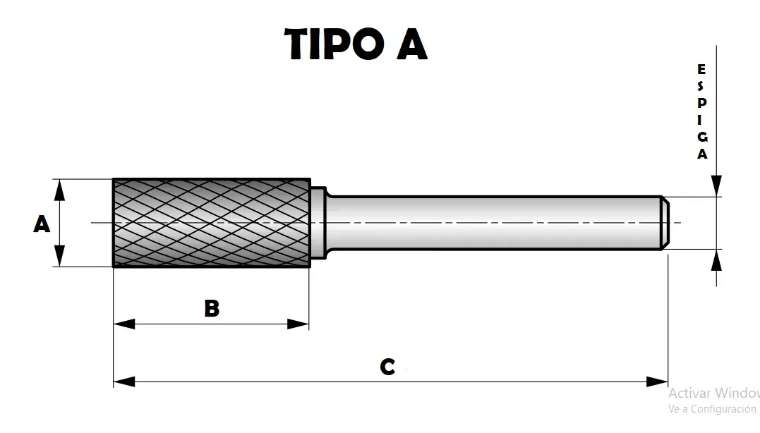 LIMA ROTATIVA DE WIDEA A0616 ESPIGA DE 1/4" Harlingen - Imagen 2