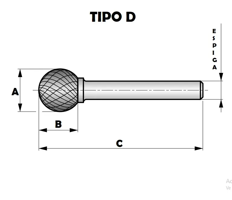 LIMA ROTATIVA DE WIDEA D1009 ESPIGA DE 1/4" Harlingen - Imagen 2