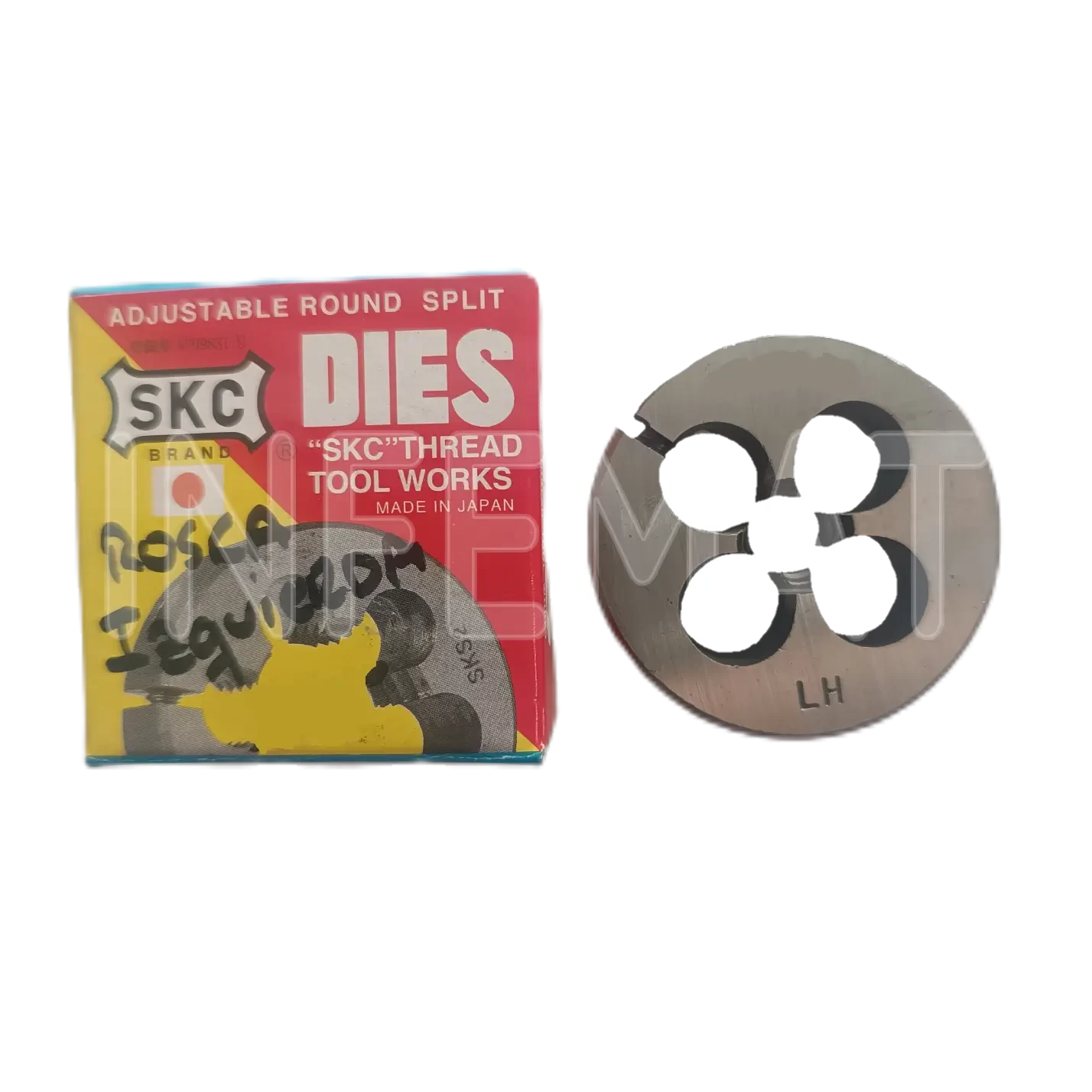 DADO TARRAJA P/PERNO HSS ROSCA IZQUIERDA DE 3/8" X P-16 X 1.1/2" UNC SKC